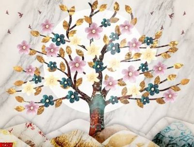 File in trần File tranh decor tranh bộ treo tường tổng hợp H2257 (bản gốc 3D) sống động