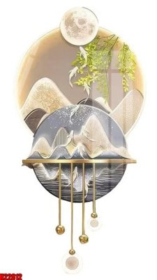 File gốc in ấn File tranh gốc in tranh tường nền tổng hợp H22812 chuẩn màu CMYK