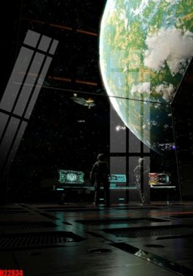 File tranh gốc in trần nhà File tranh gốc in tranh tường nền tổng hợp H22834 3D