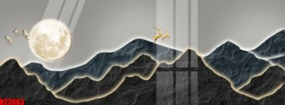 File gốc File tranh gốc in tranh tường nền tổng hợp H23063 (in mica) cắt laser