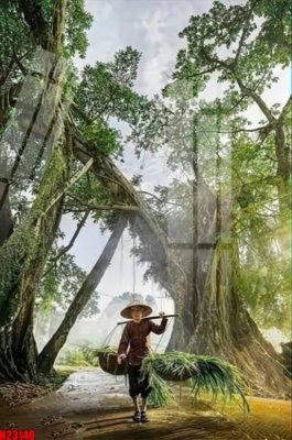 Tải file File tranh gốc in tranh tường nền tổng hợp H23140 (gốc) in ấn chất lượng