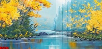 File in trần File tranh gốc in tranh tường nền tổng hợp H23234 (bản gốc 3D) sống động