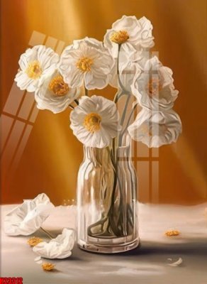 File gốc File tranh gốc in tranh tường nền tổng hợp H23312 (in lụa) họa tiết 3D