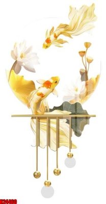 File tranh File tranh gốc in tranh tường nền tổng hợp H24460 (bản gốc) in lụa dán tường