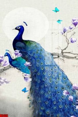 File gốc File tranh decor tranh bộ treo tường tổng hợp H2452 (in lụa) chi tiết cao