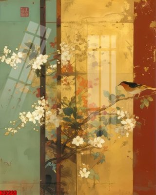 File PSD File tranh gốc in tranh tường nền tổng hợp H25369 (gốc) nhiều lớp (multi-layer)