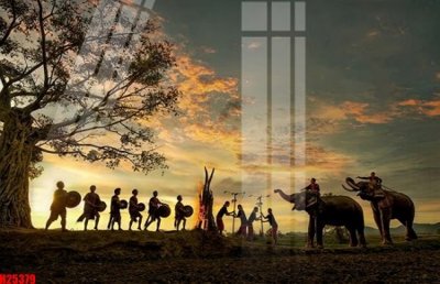 Tải file gốc File tranh gốc in tranh tường nền tổng hợp H25379 dùng cho in ấn