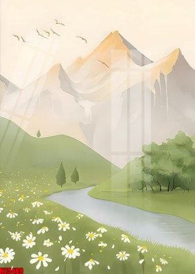 File tranh File tranh gốc in tranh tường nền tổng hợp H25489 (ảnh gốc) cho in ấn kỹ thuật số