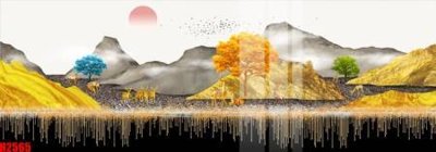 File tranh File tranh decor tranh bộ treo tường tổng hợp H2565 (ảnh gốc) in trần nhà