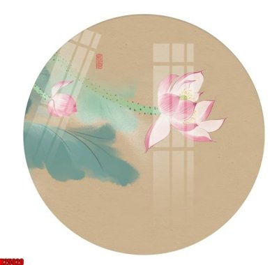 File gốc File tranh gốc in tranh tường nền tổng hợp H25920 (in tráng gương) sang trọng