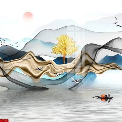 Download file File tranh decor tranh bộ treo tường tổng hợp H2623 (gốc) in mica bàn thờ