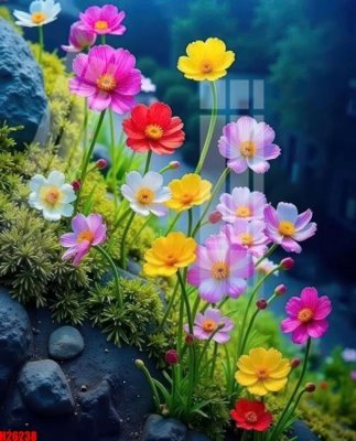 File tranh File tranh gốc in tranh tường nền tổng hợp H26238 (gốc) chủ đề con người