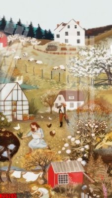 Tải file File tranh gốc in tranh tường nền tổng hợp H26285 (ảnh gốc) file AI/EPS