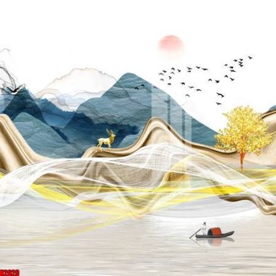 Tải file File tranh decor tranh bộ treo tường tổng hợp H2629 (gốc) in nhanh