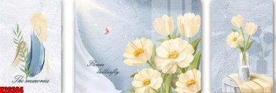 File gốc File tranh gốc in tranh tường nền tổng hợp H26384 (in tráng gương) sang trọng