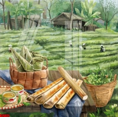 File tranh File tranh gốc in tranh tường nền tổng hợp H26821 (bản gốc) treo quán cafe