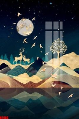 Tải file File tranh decor tranh bộ treo tường tổng hợp H2686 (ảnh gốc) file AI/EPS