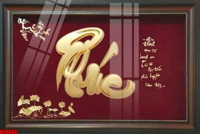 File gốc File tranh gốc in tranh tường nền tổng hợp H26880 (in mica) làm quà tặng