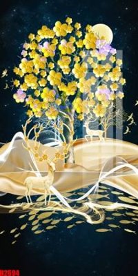 File in trần File tranh decor tranh bộ treo tường tổng hợp H2694 (bản gốc) hoa văn