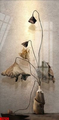 Download file gốc File tranh gốc in tranh tường nền tổng hợp H27124 (in lụa) tranh 3D