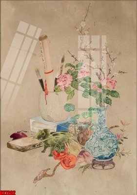 Tải file File tranh gốc in tranh tường nền tổng hợp H27202 (ảnh gốc) file AI/EPS