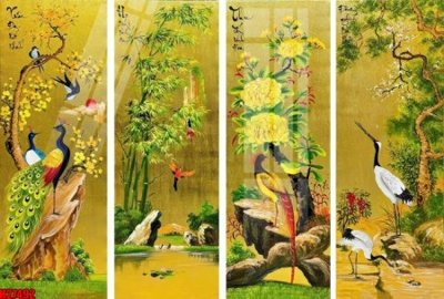 File in trần File tranh gốc in tranh tường nền tổng hợp H27492 (bản gốc) 5D