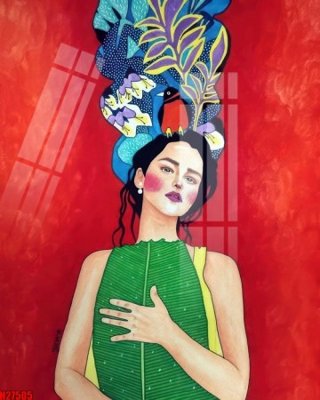 File tranh File tranh gốc in tranh tường nền tổng hợp H27505 (bản gốc) treo quán cafe