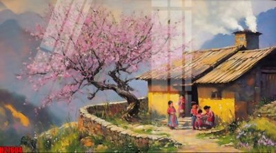 File tranh File tranh gốc in tranh tường nền tổng hợp H27604 (gốc) in film