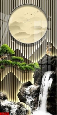 Download file gốc File tranh gốc in tranh tường nền tổng hợp H27630 (in lụa) nghệ thuật