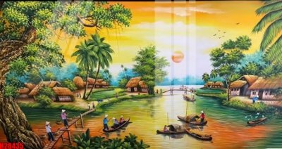 File gốc File tranh gốc in tranh tường nền tổng hợp H28435 (in lụa) chi tiết cao