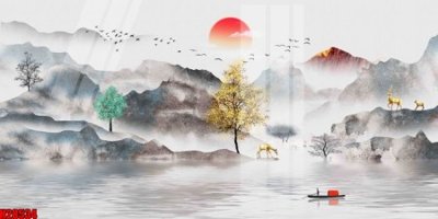 File in trần File tranh gốc in tranh tường nền tổng hợp H28534 (bản gốc) 5D