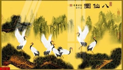 File tranh gốc in trần nhà File tranh gốc in tranh tường nền tổng hợp H28916 3D