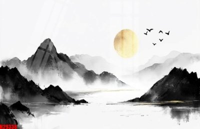 Tải file File tranh gốc in tranh tường nền tổng hợp H29338 (ảnh gốc) in tráng gương