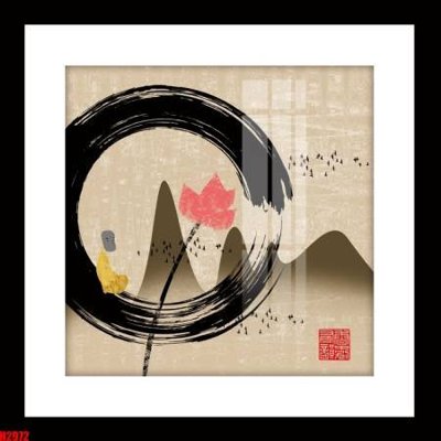 Download file gốc File tranh decor tranh bộ treo tường tổng hợp H2972 (in lụa) tranh 3D