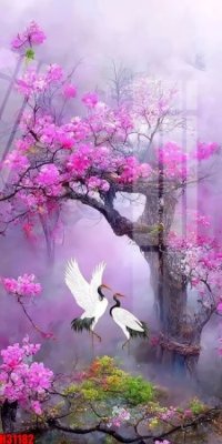 File tranh gốc PSD File tranh gốc in tranh tường nền tổng hợp H31182 còn nguyên layer