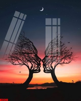 File tranh File tranh gốc in tranh tường nền tổng hợp H31249 (file gốc) chủ đề phong thủy