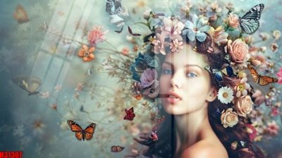 File PSD in ấn File tranh gốc in tranh tường nền tổng hợp H31307 (chất lượng cao)