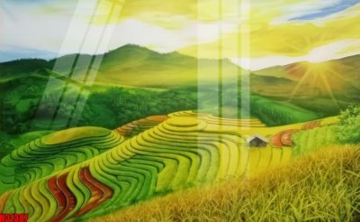 File gốc File tranh gốc in tranh tường nền tổng hợp H31387 (in lụa) trang trí tường