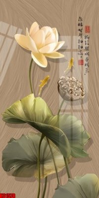 File gốc File tranh gốc in tranh tường nền tổng hợp H31578 (in lụa) tranh mã đáo