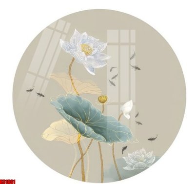 File gốc File tranh gốc in tranh tường nền tổng hợp H31661 (in lụa) hoa văn cổ điển