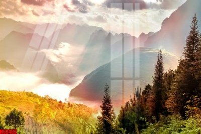 File gốc File tranh gốc in tranh tường nền tổng hợp H32432 (AI/EPS) cho in ấn