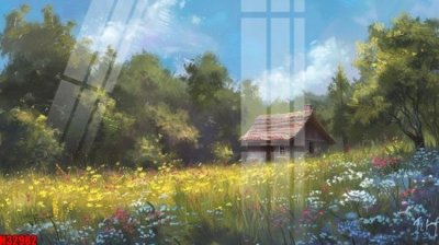 File tranh File tranh gốc in tranh tường nền tổng hợp H32982 (gốc) in vải canvas