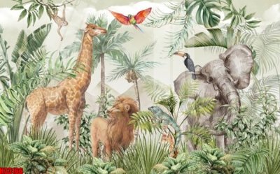 File tranh File tranh gốc in tranh tường nền tổng hợp H33166 (bản gốc) treo quán cafe