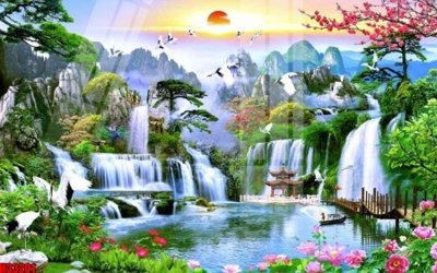 Tải file gốc File tranh gốc in tranh tường nền tổng hợp H33201 (in không vỡ ảnh)