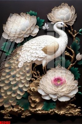 File gốc File tranh gốc in tranh tường nền tổng hợp H33402 (in tráng gương) hiện đại