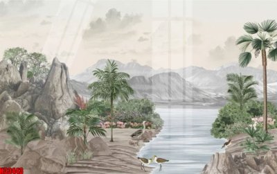 File gốc File tranh gốc in tranh tường nền tổng hợp H33443 (phong cách) châu Âu