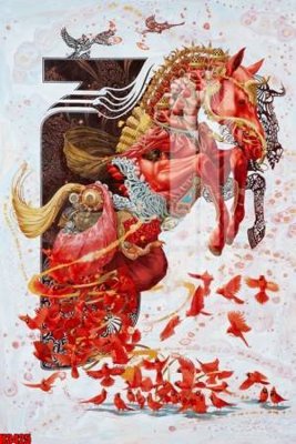 Download file gốc File tranh decor tranh bộ treo tường tổng hợp H3425 (in mica) trang trí