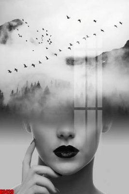 Download file File tranh decor tranh bộ treo tường tổng hợp H3429 (gốc) in mica đèn LED