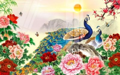 File tranh File tranh gốc in tranh tường nền tổng hợp H34447 (gốc) in backlit film