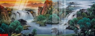 File in trần File tranh gốc in tranh tường nền tổng hợp H34868 (bản gốc) đại dương